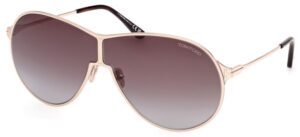 Tom Ford Women's Sunglasses FT1174/S 28K Light Brown/Light Brown Lens