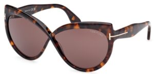 Tom Ford Women's Sunglasses FT1196/S 52E Tortoise Shell/Brown Lens