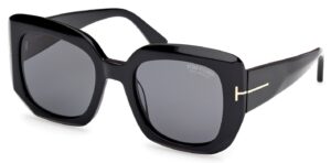 Tom Ford Women's Sunglasses FT1220/S 01D Black/Black Lens