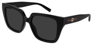 Gucci Men's Sunglasses GG2102S 001 Black/Grey Lens