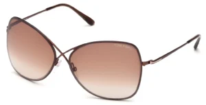 Tom Ford Women's Sunglasses FT0250/S 48F Brown/Brown Lens